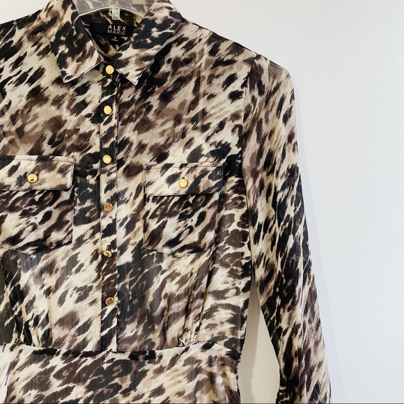 Alex Marie NOA midi Dress Sz8 NWT - Picture 2 of 13